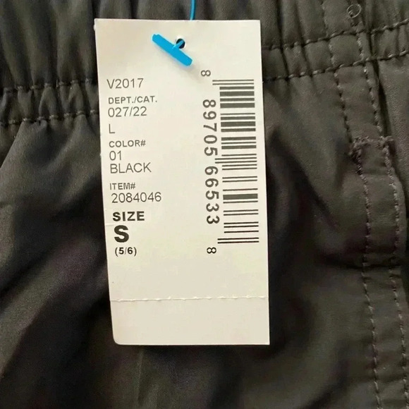 💥🆕Boys Black Pull On Jogger Pants S🆕 - Picture 9 of 9